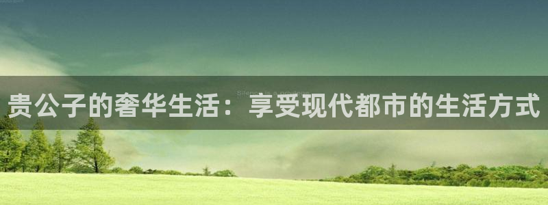 星空娱乐：贵公子的奢华生活：享受现代都市的生活方式